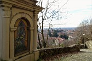 Nel Parco dei Colli anello dal Santuario di Sombreno alla Madonna della Castagna per Colle Roccolone e dei Roccoli il 30 dic. 2017 - FOTOGALLERY